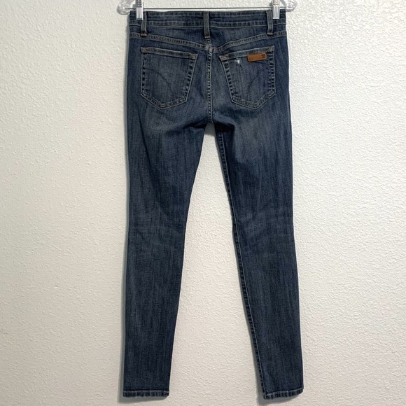 Joe's Jeans Women’s Distressed Skinny Jeans Blue Denim Size 28 - Picture 2 of 14